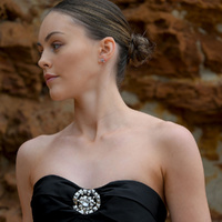 Culturesse Scorpio Artisan Zirconia Pavé Stud Earrings (Silver) images 2