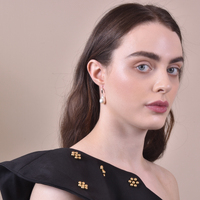 Culturesse Valeria Baroque Pearl Drop Earrings images 2