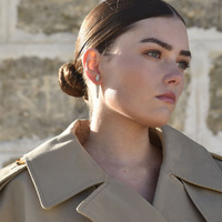 Culturesse Austen Diamante Thorn Earrings images 2