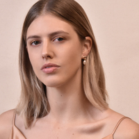 Culturesse Grace Dainty Freshwater Pearl Stud Earrings images 2