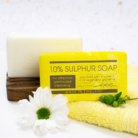 10% Sulphur Soap Bar 190g Natural Antibacterial Vegan Friendly Vitamin E  images 2