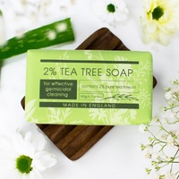 2% Tea Tree Soap Bar 190g with Aloe Vera Natural Antibacterial Cleanse images 2