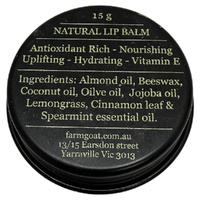 Farm Goat Natural Lip Balm 15g Hydrating Vitamin E Nourishing Balm images 2