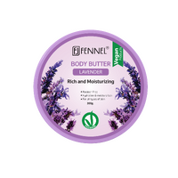 Fennel Lavender Body Butter 200g Vegan Moisturising Skin Cream Bundle Of 6 images 2