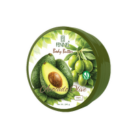 Fennel Avocado Olive Body Butter 200g Vegan Moisturising Skin Cream images 2
