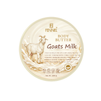 Fennel Goats Milk Body Butter 200g Moisturising Hydrating Skin Cream Bundle Of 3 images 2