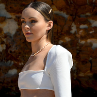 Culturesse Meret Rose-hue Freshwater Pearl Hair Clip images 2