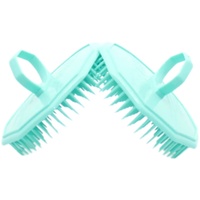 NuBrush Light Blue Scalp Comb Beard Dandruff Remover Australian Made images 2