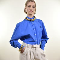 Culturesse Adella Chunky Gold Link Chain Necklace  images 2