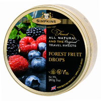 Simpkins Forest Fruit Drops 200g Tin Sweets Candy Lollies images 2