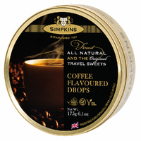 Simpkins Coffee Flavoured Drops 200g Tin Sweets Candy Lollies images 2