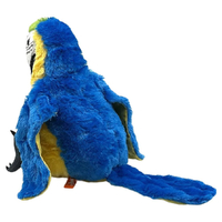 Wild Republic Cuddlekins Bird Macaw Parrot Yellow Blue Plush Toy Animal 30cm images 2
