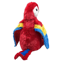 Wild Republic Cuddlekins Scarlet Macaw Parrot Plush Toy Stuffed Animal 30cm images 2