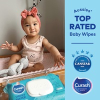 Curash Simply Water Baby Wipes 6 x 80 Pack images 3