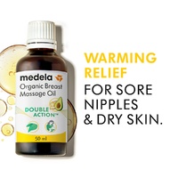 Medela Organic Breast Massage Oil 50mL images 3