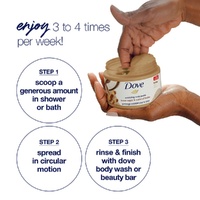 Dove Exfoliating Body Polish Brown Sugar & Coconut Butter 298g images 3