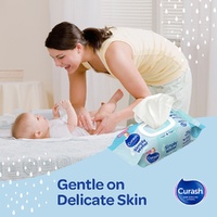 Curash Simply Water Baby Wipes 3 x 80 Pack images 3