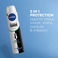 NIVEA Black & White Invisible Fresh 72H Anti-Perspirant 250mL images 3