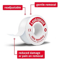 Leuko Leukoplast Skin Sensitive Wide Arch Fixation Medical Tape 2.5cm x 2.6m images 3