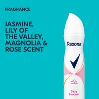 Rexona Antiperspirant Aerosol Deodorant Sexy Bouquet 250mL images 3