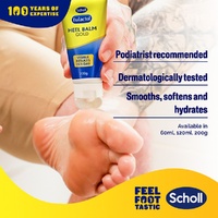 Scholl Eulactol Heel Balm Gold 200g images 3