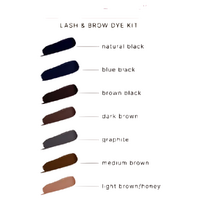 1000 Hour Eyelash and Brow Dye Kit Natural Black 1 Pack Of 12 Applications images 3
