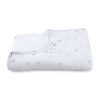 Bubba Blue Wish Upon A Star Reversible Cuddle Blanket Newborn Gift Baby Blanket images 3