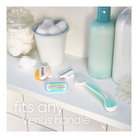 Gillette Venus Smooth Sensitive Razor Handle + 2 Refills 3 Piece images 3