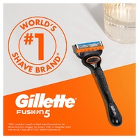 Gillette Fusion5 Razor Handle Plus 2 Cartridges 3 Piece Set images 3