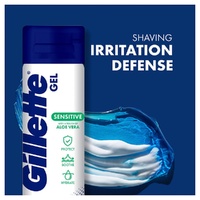 Gillette Sensitive Aloe Vera Shave Gel 195g images 3