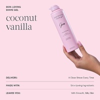 Gem Skin-Loving Shave Gel Coconut Vanilla 195g images 3