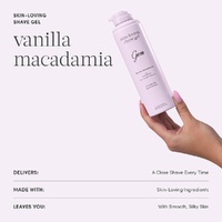 Gem Skin-Loving Shaving Gel Vanilla Macadamia 195g images 3