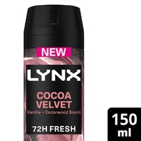 Lynx Fine Fragrance Body Spray Cocoa Velvet 150mL images 3