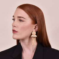 Ellinor Egyptian Love Drop Earrings (for pierced ears) images 3