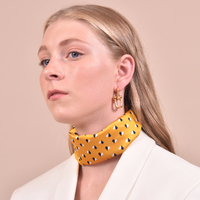 Culturesse Dairine Gold Solid Huggie Earrings images 3