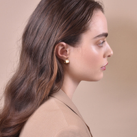 Culturesse Zen Minimal Muse Dainty Huggie Earrings images 3