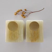 Culturesse Susette Extravagant Tassel Earrings (for non-pierced ears) images 3
