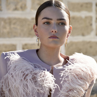 Culturesse Aviva Two Tone Diamante Knot Earrings images 3