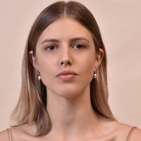 Culturesse Grace Dainty Freshwater Pearl Stud Earrings images 3
