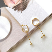 Culturesse Adora Simplicity Drop Mismatching Earrings (for pierced ears) images 3