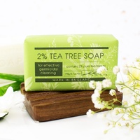 2% Tea Tree Soap Bar 190g with Aloe Vera Natural Antibacterial Cleanse images 3