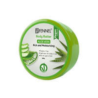 Fennel Aloe Vera Body Butter 200g Vegan Moisturising Skin Cream Bundle Of 3 images 3