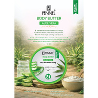 Fennel Aloe Vera Body Butter 200g Vegan Moisturising Skin Cream images 3