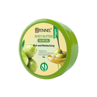 Fennel Olive Oil Body Butter 200g Vegan Moisturising Skin Cream Bundle Of 3 images 3