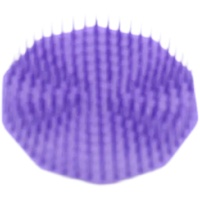 NuBrush Hair Beard Scalp Comb Dandruff Remover Purple Australian Made images 3