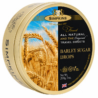 Simpkins Barley Sugar Drops 200g Tin Sweets Candy Lollies images 3