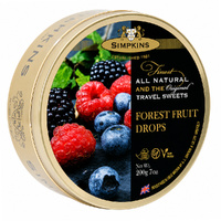 Simpkins Forest Fruit Drops 200g Tin Sweets Candy Lollies images 3
