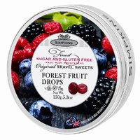 Simpkins Sugar Free Forest Fruit Drops 175g Tin Sweets Candy Lollies images 3
