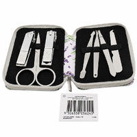 Lulu Grace Classic Lavender Manicure Set 7 Piece Stainless Steel Kit images 4
