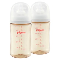 Pigeon SofTouch BPP Nursing Bottle PPSU Twin Pack 240mL images 4